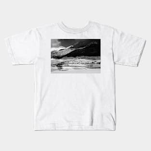 Swiss Winter Landscape with a Village. 2013 Kids T-Shirt